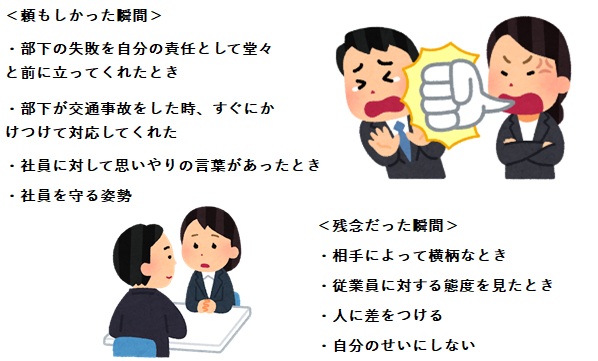頼もしかった/残念だった瞬間その4