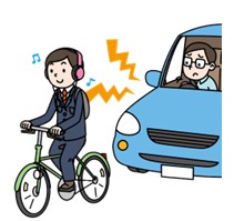イヤホンやヘッドフォンを着用しながらの運転