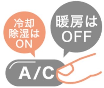エアコンの使用は適切に