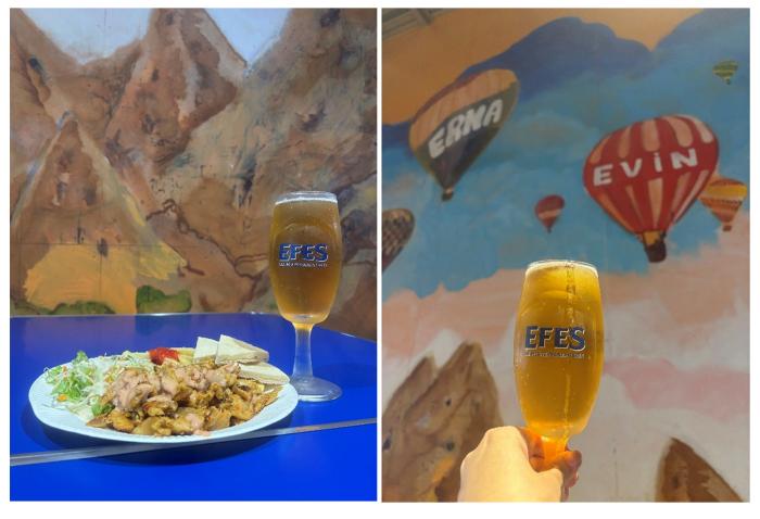 【トルコ】ケバブとビールでちょっとひと休み