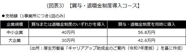 賞与・退職金制度導入コース
